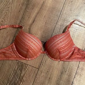 Victoria's Secret Red Lace Bra